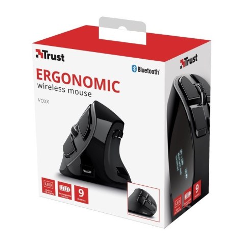 Trust Mysz bezprzewodowa ergonomiczna Voxx