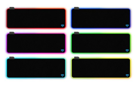 Media-Tech Duża mata gamingowa z kolorowym podświetleniem RGB GAMING MAT MT262