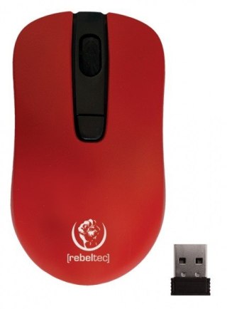 Rebeltec Mysz bezprzewodowa STAR 800/1000/1600 DPI czerwona