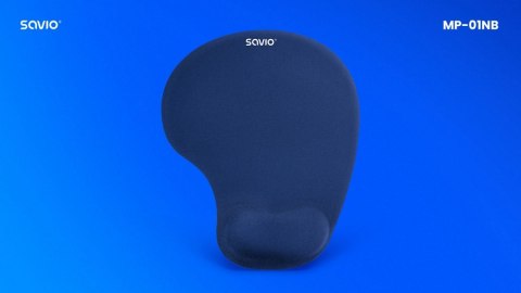 Savio Podkładka żelowa pod mysz ciemnoniebieska, MP-01NB