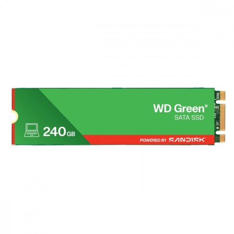 Western Digital Dysk SSD Green 240GB SATA M.2 2280 WDS240G3G0B