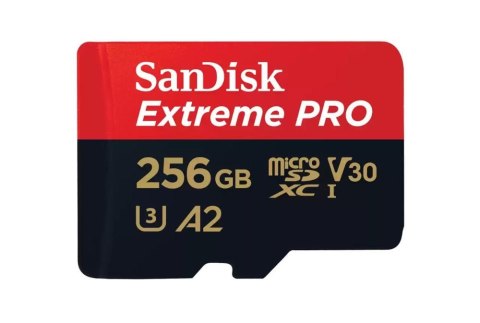 SanDisk Karta pamięci Extreme Pro microSDXC 256GB 200/140 MB/s A2 U3