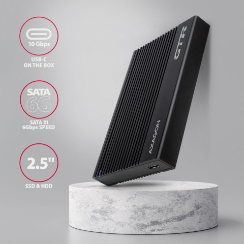 AXAGON EE25-GTR Obudowa zewnętrzna aluminiowa USB 3.2 Gen 2 - SATA 6G 2.5 cala SSD/HDD