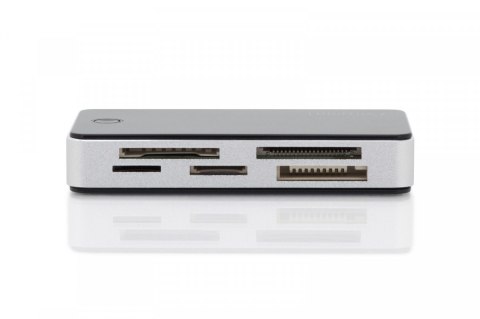 Digitus Czytnik kart 5-portowy USB 3.0 SuperSpeed, All-in-one, Czarno-srebrny