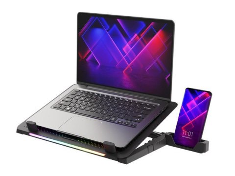 Genesis Podstawka pod notebook Genesis Oxid 450 RGB 15.6''