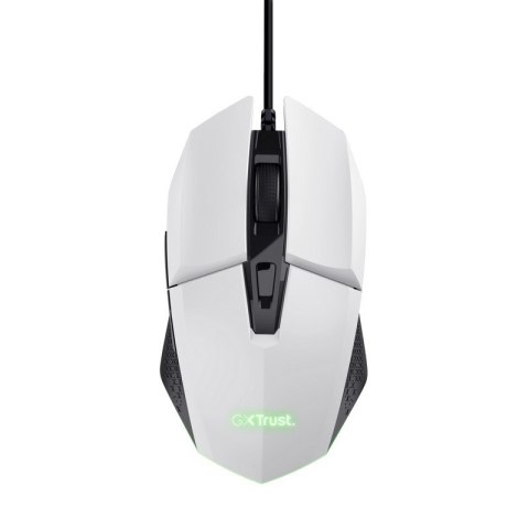 Trust Mysz gamingowa GXT109P Felox biała