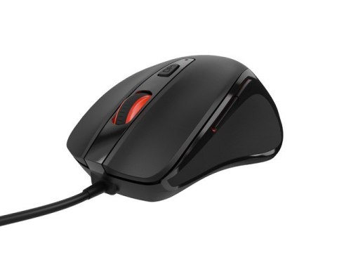 Natec Mysz Pigeon 2 4000 DPI 1.8m Czarna