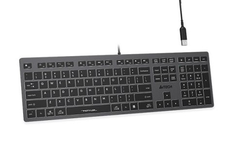A4 Tech Klawiatura FStyler FX60H (białe podświetlenie)