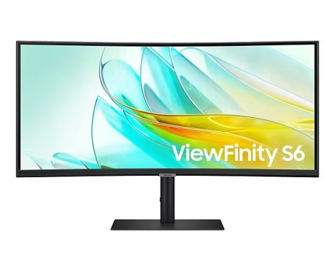 Samsung Monitor 34 cale ViewFinity S65UC VA 3440x1440 UWQHD 21:9 1xHDMI 1xDP 1xUSB-C 90W 3xUSB-A 5ms 100Hz HAS+PIVOT zakrzywiony głośnik