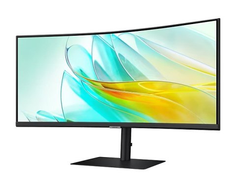 Samsung Monitor 34 cale ViewFinity S65UC VA 3440x1440 UWQHD 21:9 1xHDMI 1xDP 1xUSB-C 90W 3xUSB-A 5ms 100Hz HAS+PIVOT zakrzywiony głośnik