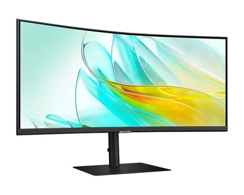 Samsung Monitor 34 cale ViewFinity S65UC VA 3440x1440 UWQHD 21:9 1xHDMI 1xDP 1xUSB-C 90W 3xUSB-A 5ms 100Hz HAS+PIVOT zakrzywiony głośnik
