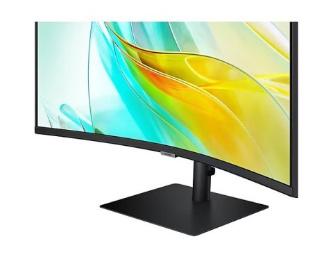 Samsung Monitor 34 cale ViewFinity S65UC VA 3440x1440 UWQHD 21:9 1xHDMI 1xDP 1xUSB-C 90W 3xUSB-A 5ms 100Hz HAS+PIVOT zakrzywiony głośnik
