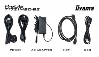 IIYAMA Monitor ProLite 17 cali T1721MSC-B2 POJ.10PKT.TN,IPX3,HDMI