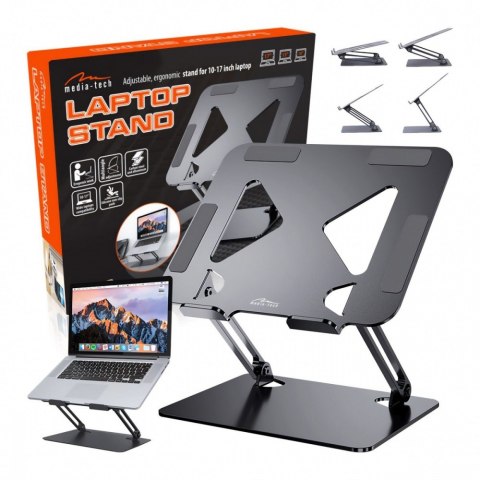 Media-Tech Podstawka pod laptopa regulowana, ergonomiczna 10-17 cali MT2661