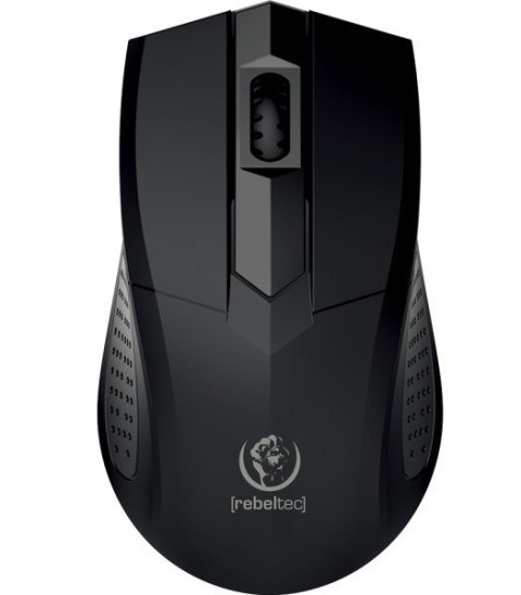 Rebeltec Mysz przewodowa optyczna Focus USB, 1200DPI 3 przyciski i rolka, 125Hz, 1.8m