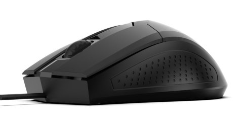 Rebeltec Mysz przewodowa optyczna Focus USB, 1200DPI 3 przyciski i rolka, 125Hz, 1.8m