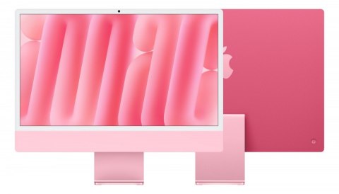 Apple IMac 24 cale: M4 8/8, 16GB, 256GB SSD - Różowy
