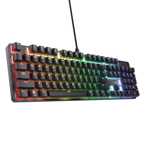 Trust Klawiatura mechaniczna GXT 871 Zora US RGB