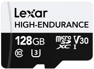 Lexar Karta pamięci microSD High Endurance 128GB C10 A1 U1 V30 100/45MB/s