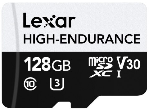 Lexar Karta pamięci microSD High Endurance 128GB C10 A1 U1 V30 100/45MB/s