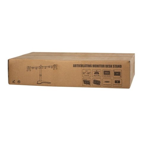 LogiLink Uchwyt na 2 monitory, 17-32 cali, stalowy