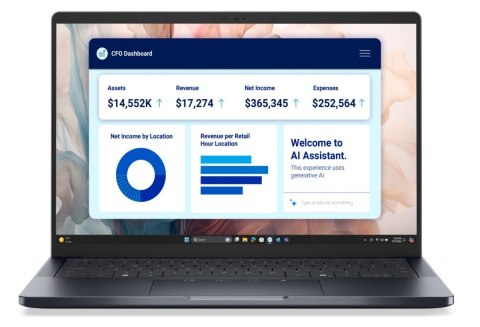 Dell Laptop Dell Pro 14 Premium PA14250 W11P Ultra 7 266V/16GB/512GB SSD G4 CL35/14.0 FHD+/Arc/FgrPr/Cams&Mic/WLAN+BT/BcklKb/3C/vPro/