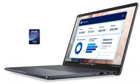 Dell Laptop Dell Pro 14 Premium PA14250 W11P Ultra 7 266V/16GB/512GB SSD G4 CL35/14.0 FHD+/Arc/FgrPr/Cams&Mic/WLAN+BT/BcklKb/3C/vPro/