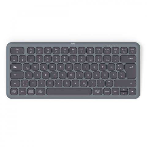 Hama Klawiatura WK-500 multi device Czarno-szara
