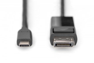 Digitus Kabel adapter USB Typ C/DisplayPort dwukierunkowy 8K 30Hz 2m