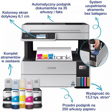 Epson Urządzenie wielofunkcyjne EcoTank L6499 A4/4-in-1/3.3pl/37ppm/ADF35/PCL+PS
