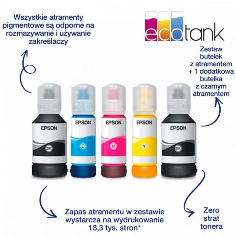 Epson Urządzenie wielofunkcyjne EcoTank L6499 A4/4-in-1/3.3pl/37ppm/ADF35/PCL+PS