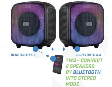 Rebeltec Głośnik Bluetooth FM/USB PowerCUBE 500