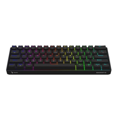 Savio Klawiatura mechaniczna BLACKOUT X2 OUTEMU Red, Hot Swap