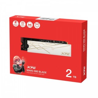Adata Dysk SSD XPG MARS 980 BLADE 2TB PCIe 5x4 14/13 GB/s M2