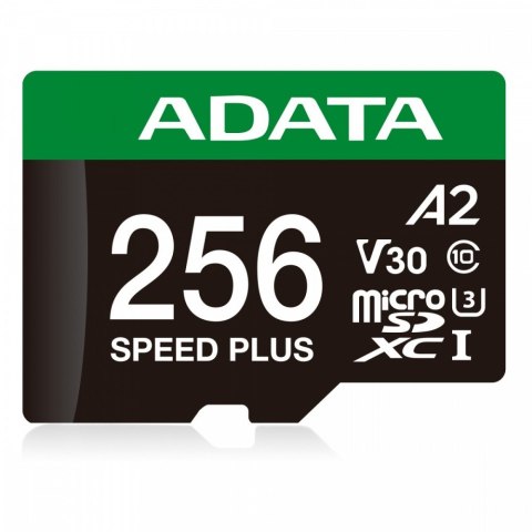 Adata Karta pamięci microSD Speed Plus 256GB UHS1 U3 V30 A2 180/160 MB/s