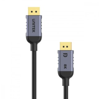 Unitek Kabel DisplayPort 1.4, 8K@60Hz 4K@240Hz, HDR, 1m; C1628GY01-1M