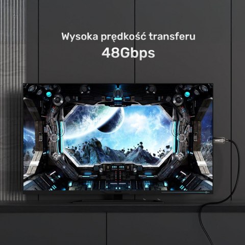Unitek Kabel optyczny HDMI 2.1 AOC 8K 120Hz 5m; C11085GY03-5M