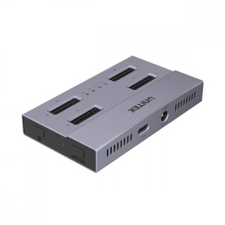 Unitek Stacja klonująca dyski 4x M.2 SSD, USB 4; S1243BGY01-EU