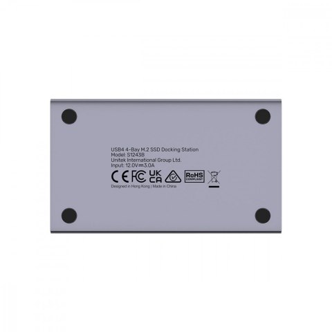 Unitek Stacja klonująca dyski 4x M.2 SSD, USB 4; S1243BGY01-EU