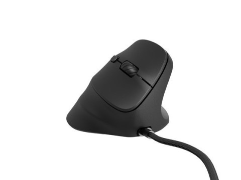 Natec Mysz wertykalna CRAKE 2 PRO 128000DPI optyczna czarna