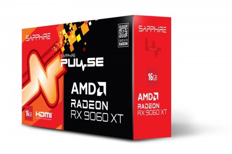 Sapphire Technology Karta graficzna Radeon RX 9060 XT PULSE 16GB GDDR6 128bit DP/2HDMI