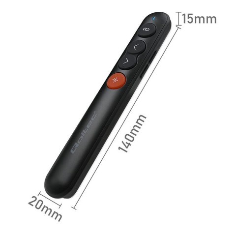 Qoltec Laserowy wskaźnik/Prezenter 4w1/USB 3.0/2.4GHz/30m
