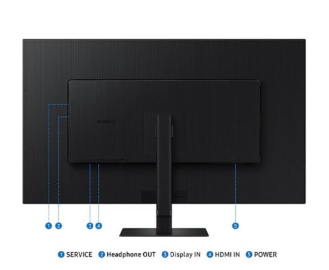 Samsung Monitor 37 cali ViewFinity S70D VA 3840x2160 UHD 16:9 1xHDMI 1xDP 5ms PinP/PbyP 60Hz płaski 2Yd2d (LS37D700EAUXEN)