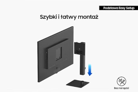 Samsung Monitor 37 cali ViewFinity S70D VA 3840x2160 UHD 16:9 1xHDMI 1xDP 5ms PinP/PbyP 60Hz płaski 2Yd2d (LS37D700EAUXEN)