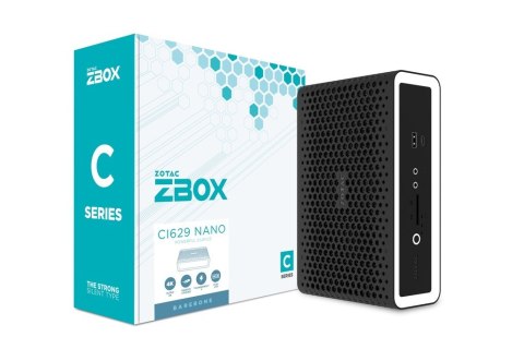 ZOTAC Zotac ZBOX CI629 NANO Wielkość PC 1.8L Czarny, Biały Intel SoC i3-1315U 1,2 GHz