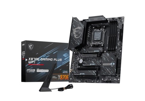 MSI Płyta główna X870E GAMING PLUS WIFI AM5 4DDR5 ATX