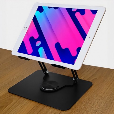 Media-Tech Obrotowa, ergonomiczna podstawka pod laptopa 10-17 LAPTOP STAND ROTO MT2662 pełna regulacja