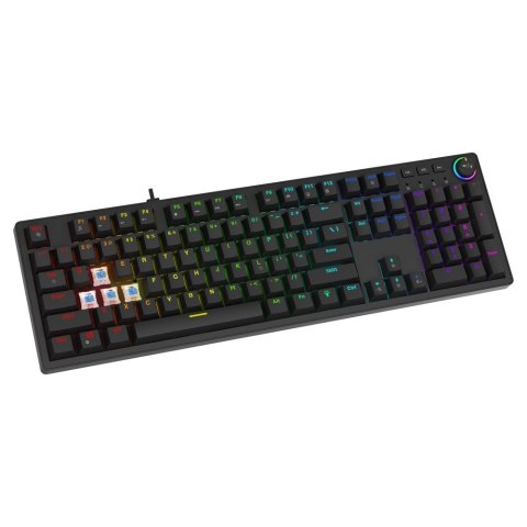 Savio Klawiatura mechaniczna STYX Outemu Blue Hot Swap RGB