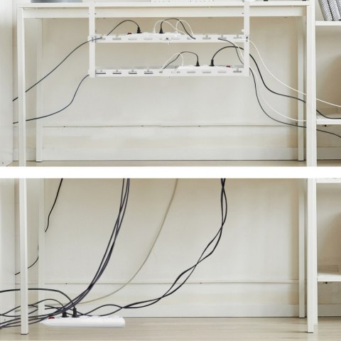 Maclean Organizer podbiurkowy na kable MC-102 W