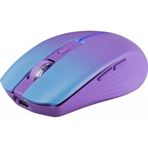 Defender Mysz bezprzewodowa MYSTERY MM-301 RF+BT 1600DPI 6P fioletowa